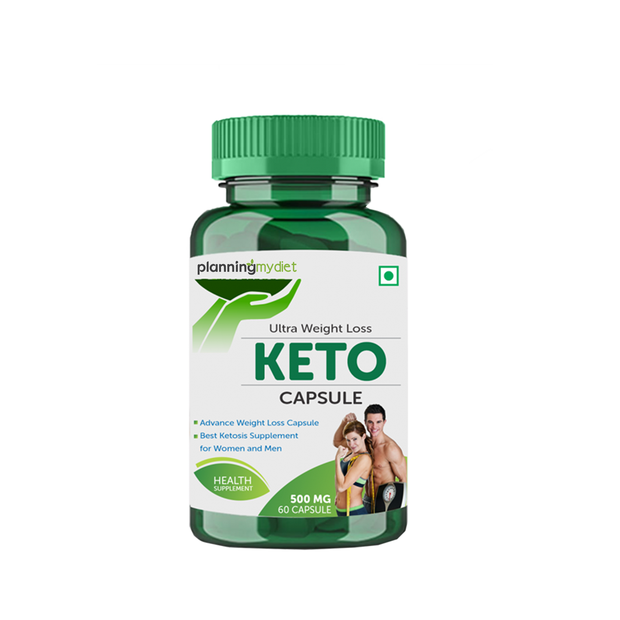 KETO Supplement Ketogenic Fat Burner and Appetite Suppressant with 7 ingredients & Garcinia Cambogia - 60 TABLETS